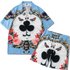 Trendy Casual Street Short Sleeved With Digital Printing Butterfly Beach Loose Shirt And Shorts Set For Men