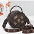 This Year’s Trendy Bags For Women 2023 New Badge Print Crossbody Ins Fashion Texture Small Round Bag