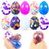 Foam Squishies Unbreakable Eggs For Easter Squeeze Vent TPR Grape Ball Simulation Egg Squeeze Fun Decompression Play