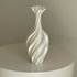 New Artistic Abstract Vase Twisted Flower Arrangement Decorative Ornament Nordic Minimalist Ins Style 3D Printed Light