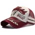 Men’s Hats New Style Washed Mesh Baseball Cap Men’s Spring And Summer Fashion Bull Head Pattern Letter Embroidered Duckbill Cap Mesh Cap