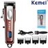 KM-233 Cordless Trimmer Rechargeable Adjustable Cutter Head Hair Razor Electric Clipper For Men
