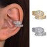 ins Fengling snake ear clip without pierced female retro temperament inlaid zircon snake-shaped ear bone clip