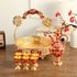Home Furniture Retro rose basket wine set Nordic palace style wine glass ornaments exquisite flower carving light luxury crafts