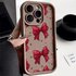 Red Bowknot Painted For Xiaomi 13 Pro Case Redmi Note 12 12S 11 11S 10 10S 9 9S 8 14C 13C 12C 10C 9C Cases Cover