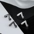 Xinqi Black Goat Earrings For Men Trendy Personality Hip-Hop Sheep Horn Niche Ear Accessories Student Minimalist Style