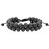 2020 New Product 8MM Volcanic Stone Synthetic Turquoise Braided Rope Double Layer Beaded Bracelet