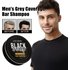 East Moon Men’s Black Hair Soap Deep Cleansing Hair Nourishing Black Hair Shiny Hair Repairing Shampoo Soap
