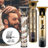 USB Rechargeable T9 Baldheaded Clipper Electric Cordless Shaver Trimmer 0mm Men Barber Hair Cutting hine Rv