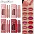 3-Piece Jelly Lip Push-Up Lipstick Set – Mirror-Shine Lip Gloss With Moisturizing Formula, Sexy Lip Colors