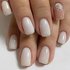 24Pcs Fake Simple Nails With Glue Mid-Length Square False Nails Glitter Sequins Press On Nails Manicure Yellow