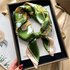Spring outing small silk scarf 70cm square scarf, versatile plant and flower shawl, sun protection decorative headband,