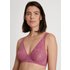 CALIDA Natural Comfort Lace Spitzen-BH ohne Bügelfür Damen, 85B, Violett, Feminine Spitze trifft soften Halt – für natürlichen Komfort ohne Bügel