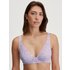 CALIDA Natural Comfort Lace Spitzen-BH ohne Bügelfür Damen, 85C, Violett, Feminine Spitze trifft soften Halt – für natürlichen Komfort ohne Bügel