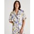 CALIDA Favourites Magic Kurzarm-Shirt, durchgeknöpftfür Damen, S, Beige, magischer Print für vielfältige Mix & Match-Möglichkeiten