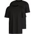 CALIDA Natural Benefit T-Shirt, 2er-Packfür Herren, M, Schwarz, Qualität im Vorteilspack