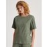 CALIDA Lounge Healing Kurzarm-Shirtfür Damen, S, Grün, Couch-to-Beach