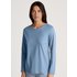 CALIDA Favourites Joy Langarm-Shirtfür Damen, M, Blau, Vielfältig Kombinierbar für entspannte Momente