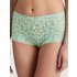 CALIDA Natural Comfort Lace Panty, regular cutfür Damen, XS, Türkis, Beste Baumwolle, zarte Spitze, kompromissloser Komfort