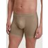 CALIDA Natural Cooling Boxer Brief mit langem Beinfür Herren, M, Beige, Natürlich kühlend, atmungsaktiv und ultraweich