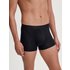 CALIDA Natural Cooling Boxer Brief mit langem Beinfür Herren, XL, Schwarz, Natürlich kühlend, atmungsaktiv und ultraweich