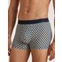 CALIDA Grafic Cotton Boxer Brief mit Softgummibundfür Herren, M, Blau, Mit maskulinen Akzenten