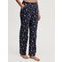 CALIDA Favourites Holidays Pyjamahose mit Seitentaschenfür Damen, S, Blau,