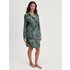 CALIDA Favourites Botanic Langarm-Nachthemd, Länge 95 cmfür Damen, S, Grün,