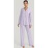CALIDA Nightwear Xtra Pyjama, durchgeknöpftfür Damen, L, Violett, Schlafkomfort aus 100% Baumwolle