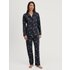 CALIDA Family & Friends Pyjama mit Knöpfenfür Damen, L, Blau, Kuschelige Lieblingsstücke für unvergessliche Wintermomente – zum Tragen und Verschenken