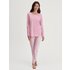 CALIDA Cotton Special Pyjama, langfür Damen, M, Rosa, Rundum komfortabler Schlaf