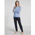 CALIDA Night Lovers Bündchen-Pyjamafür Damen, XXS, Blau, Aus Liebe zum Schlaf – Beste Baumwolle, zeitlos klassisch