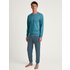 CALIDA Relax Streamline 3 Bündchen-Pyjamafür Herren, XXL, Türkis, Absoluter Komfort für jede Nacht