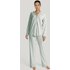 CALIDA Nightwear Xtra Pyjama, durchgeknöpftfür Damen, XS, Grün, Frische Leichtigkeit für Tag & Nacht
