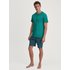 CALIDA Cotton Special Kurz-Pyjamafür Herren, XXL, Grün, Cotton Special