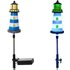 Lighthouse Solar-Powered Garden Lights - 1, 2 or 4 Lights!