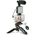 5-Piece Portable Filming Kit With Tripod, Microphone & Remote!