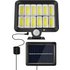 1 or 2 Solar Powered Motion Sense Garden Wall Light