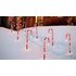 8x Solar Powered Outdoor Christmas Pathway Lights