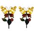 Solar-Powered Butterfly Garden Stake Light
