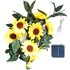 Sunflower Solar String Lights