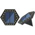 Solar Powered Hexagonal Garden Ground Lights - 1-6 Lights
