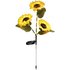 Solar-Powered Sunflower Stake Light - 2 Options