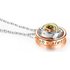 Rotating-Circles Engraved Pendant Necklace For Mom