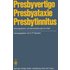 Presbyvertigo Presbyataxie Presbytinnitus: Gleichgewichts- und Sinnesst�rungen im Alter C.-F. Claussen Editor
