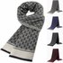 VOOTHOST Men Winter Warm Wool Scarf For Men Cashmere Silk Scarves Casual Plaid Business Male Long Pashmina Shawls Muffler F0054