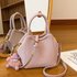 Yuezi Popular New Water Bucket 2024 Texture Western Lychee Pattern Fashion Small Commuting Shoulder Bag