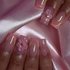 Beauty & Health Girl Blush Gradient French Three Dimensional Stripes Ice Flower Gold Beans Ins Style Detachable Nail Art Pieces 24 Pieces