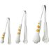 Creative Cat Paw Shaped Food BBQ Bread Heat Resistant Stainless Steel Lemon Slices Tongs