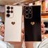 Love Heart Phone Case For Samsung Galaxy S24 S22 Ultra S21 S20 FE S23 Plus Shockproof Protective Funda